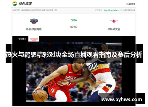 热火与鹈鹕精彩对决全场直播观看指南及赛后分析