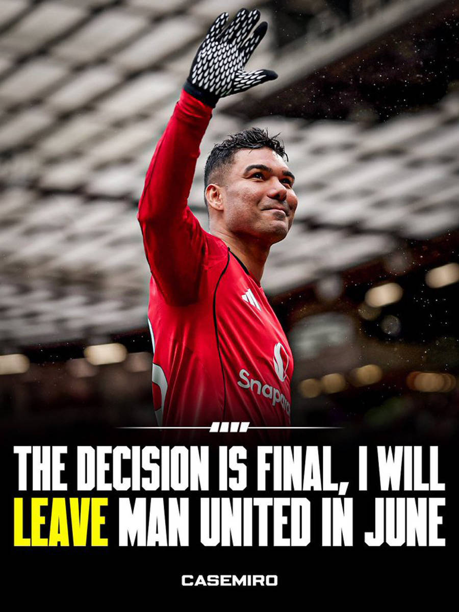 卡塞米罗离开曼联时间官宣!首份正式报价曝光,投奔小贝搭档梅西